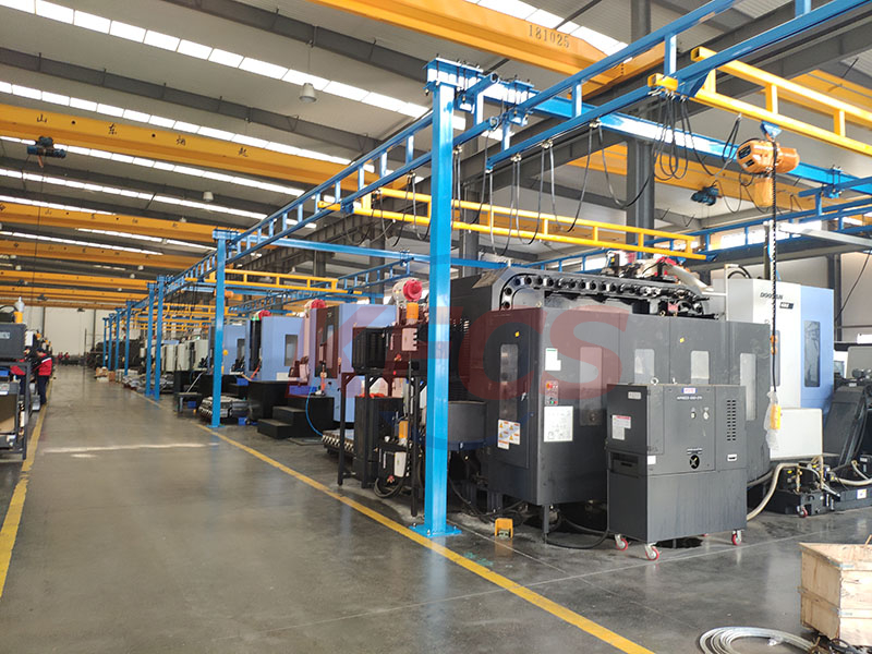 紡織機械廠組合式自立起重機