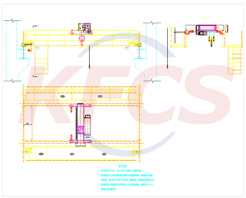 潔凈起重機安裝設計