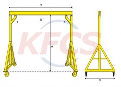 簡易型便攜式龍門架