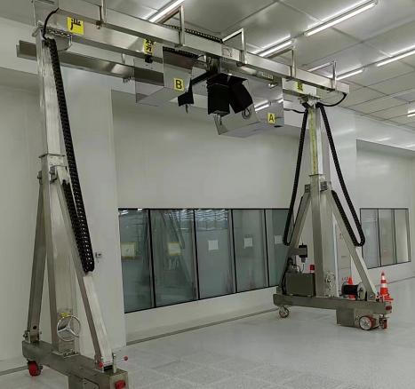 潔凈室移動(dòng)龍門吊